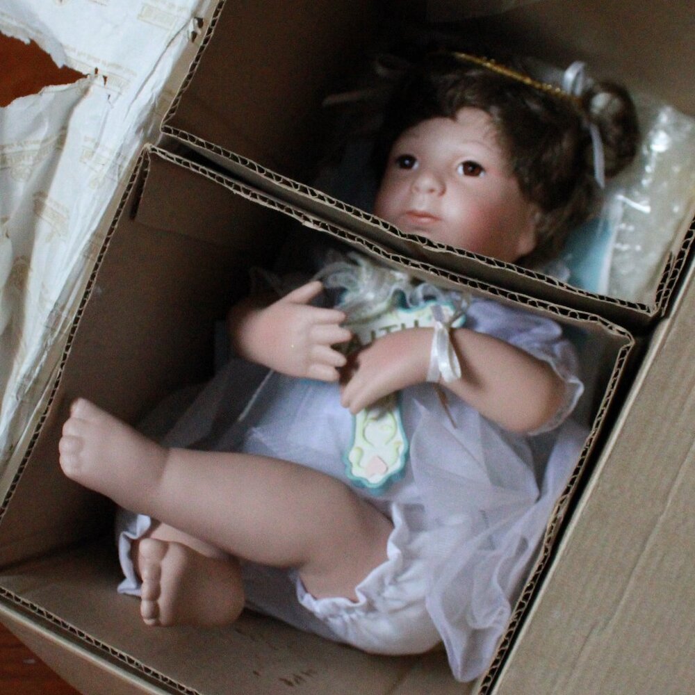 Vintage Ashton-Drake Galleries "I Wish You Faith" Porcelain Doll